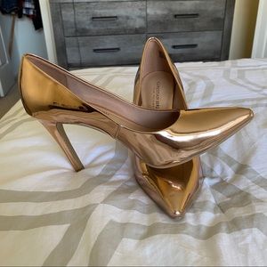 Rose Gold Christian Siriano Heels